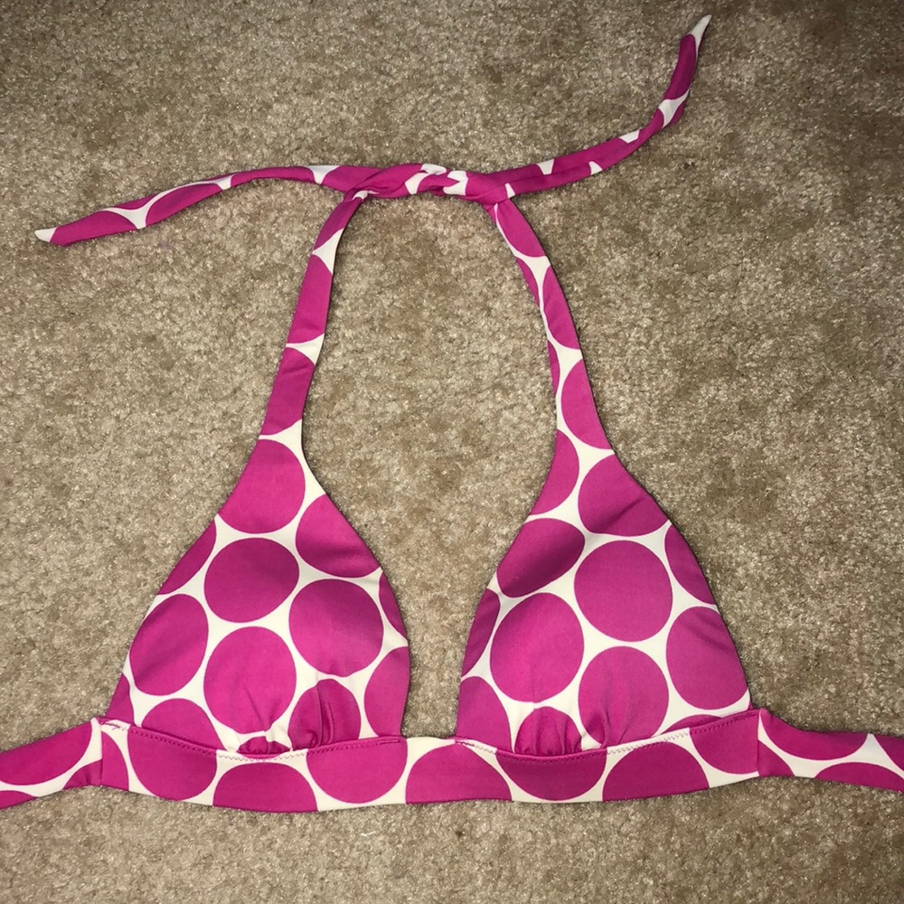 Victoria’s Secret Polka Dot Halter Bikini Top